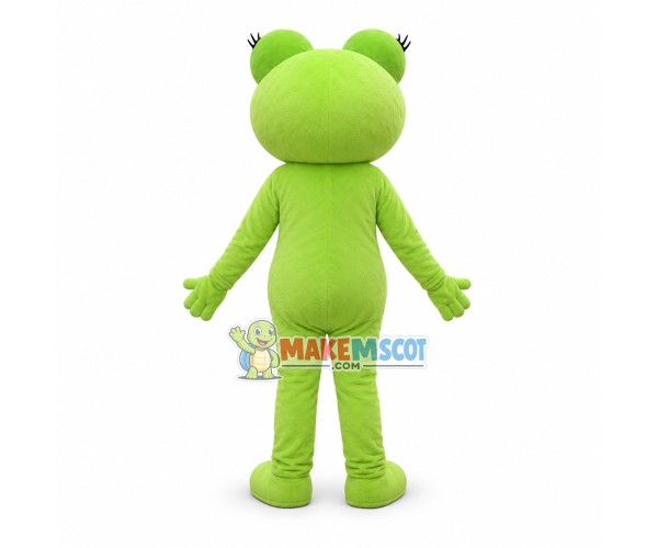 Green Frog Mascot Costume