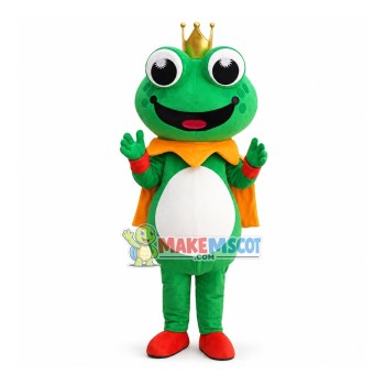 Happy Lightweight Frog Mascot Costume