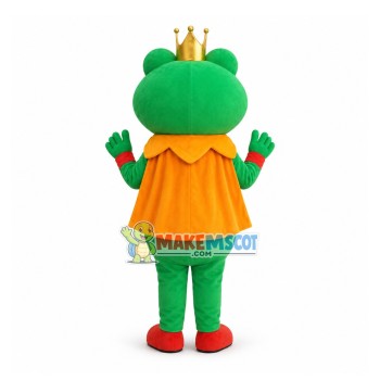 Happy Lightweight Frog Mascot Costume