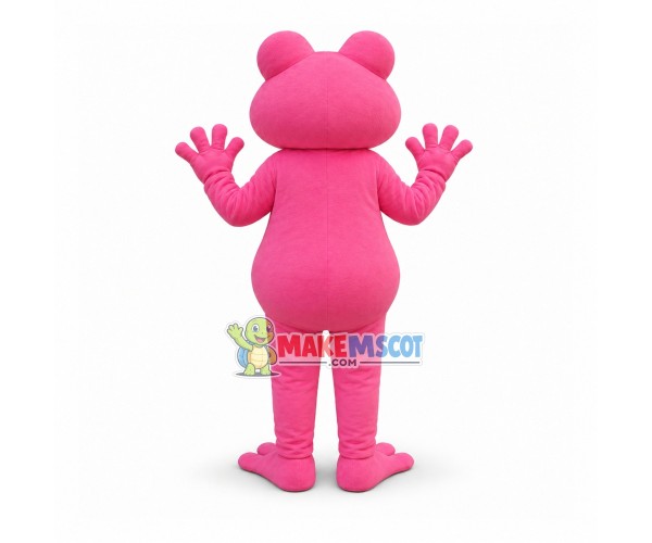Cute Red Frog Mascot Costume Cute Red Frog Mascot Costume