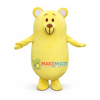 Yellow Mouse Mascot Costume Yellow Mouse Mascot Costume