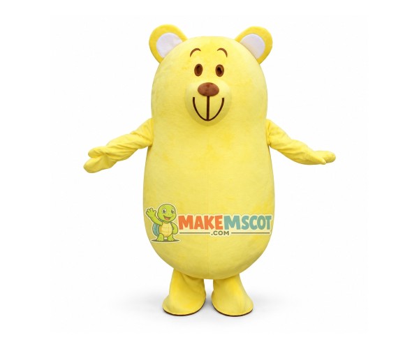 Yellow Mouse Mascot Costume Yellow Mouse Mascot Costume