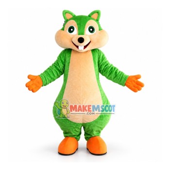 Green Squirrel Mascot Costume