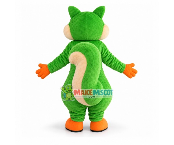 Green Squirrel Mascot Costume