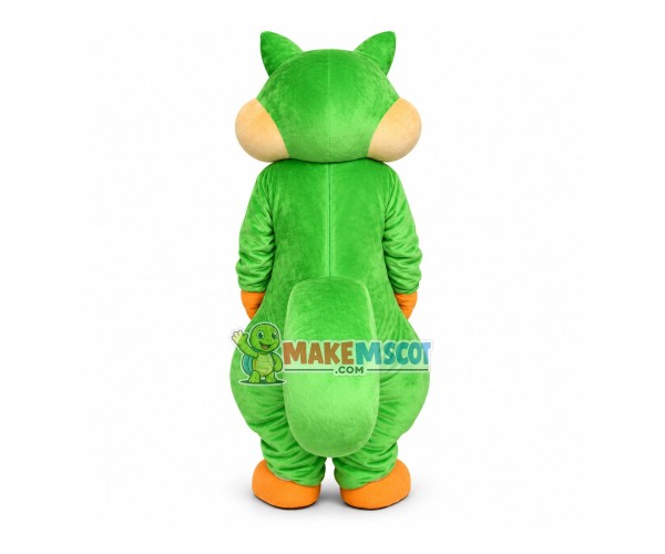 Green Squirrel Mascot Costume Green Squirrel Mascot Costume