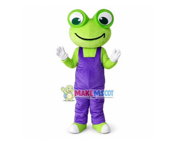 Superb Cute Frog Mascot Costume Superb Cute Frog Mascot Costume