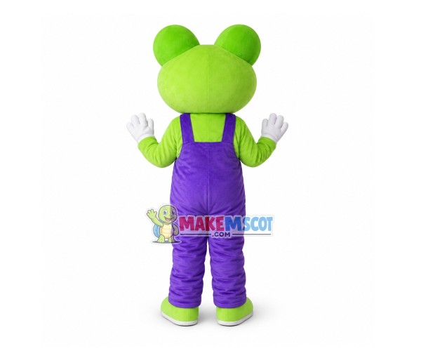 Superb Cute Frog Mascot Costume Superb Cute Frog Mascot Costume
